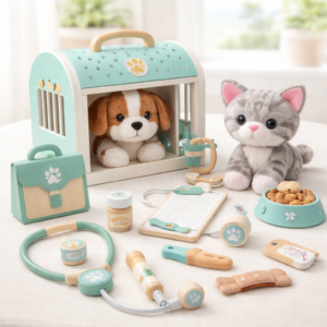 Kassi mänguasjade komplekt